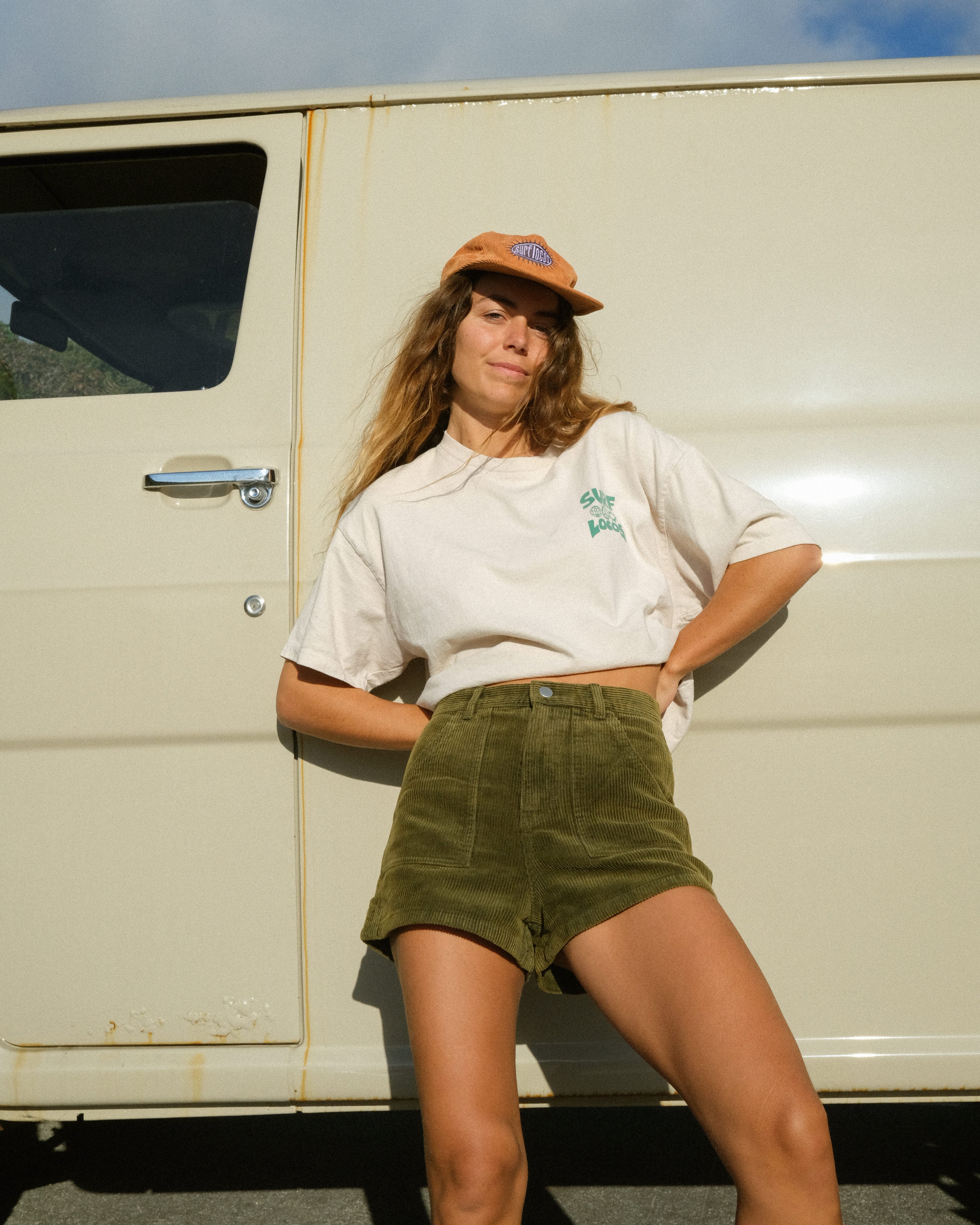 Boneyard Corduroy Shorts - Washed Green