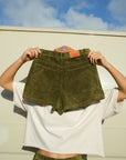 Boneyard Corduroy Shorts - Washed Green