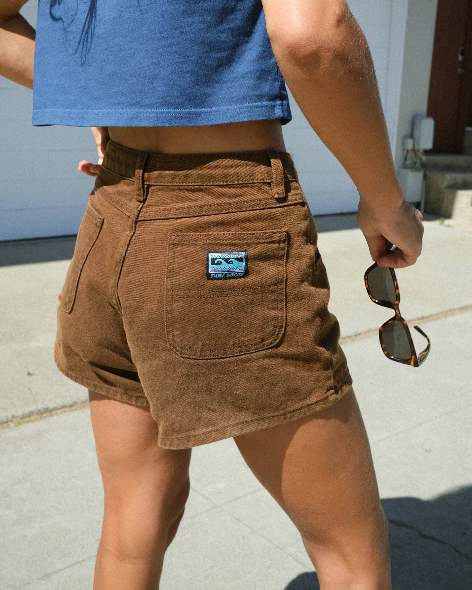 Sunburnt Shorts - Washed Fudge – Surf Locos