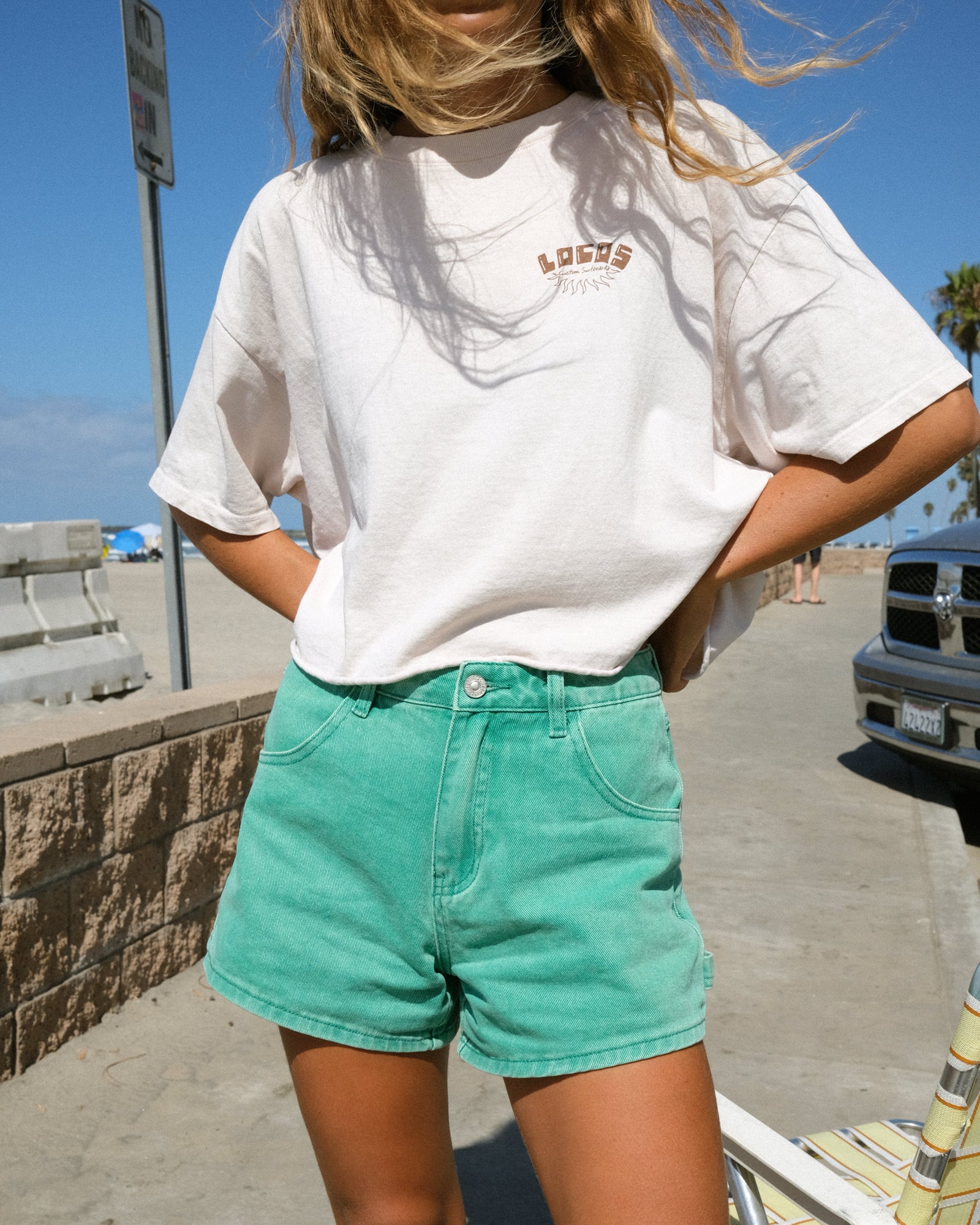 Sunburnt Shorts - Washed Teal – Surf Locos
