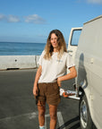 Sunburnt Shorts - Washed Fudge