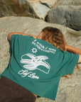 Sunbathing - Women’s Cropped Retro Tee