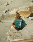 Sunbathing - Women’s Cropped Retro Tee