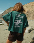 Sunbathing - Women’s Cropped Retro Tee