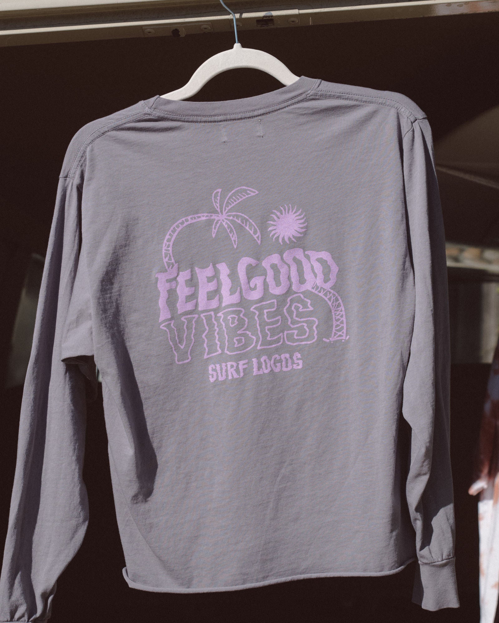 Good Vibes Cropped Long Sleeve
