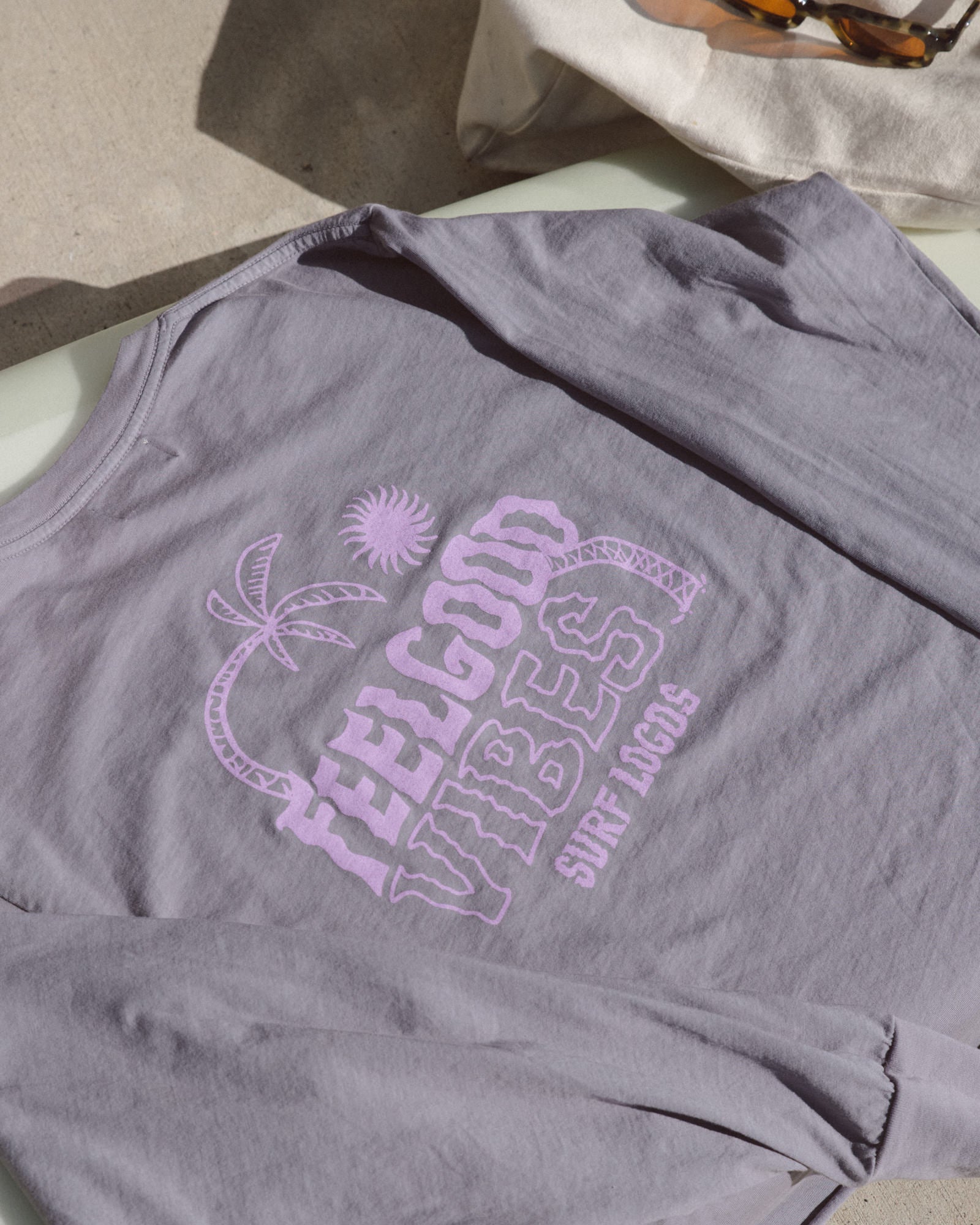 Good Vibes Cropped Long Sleeve