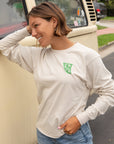 Single Fin Cropped Long Sleeve