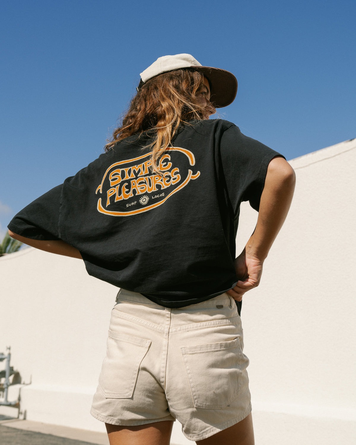 Simple Pleasure Retro Tee - GARAGE