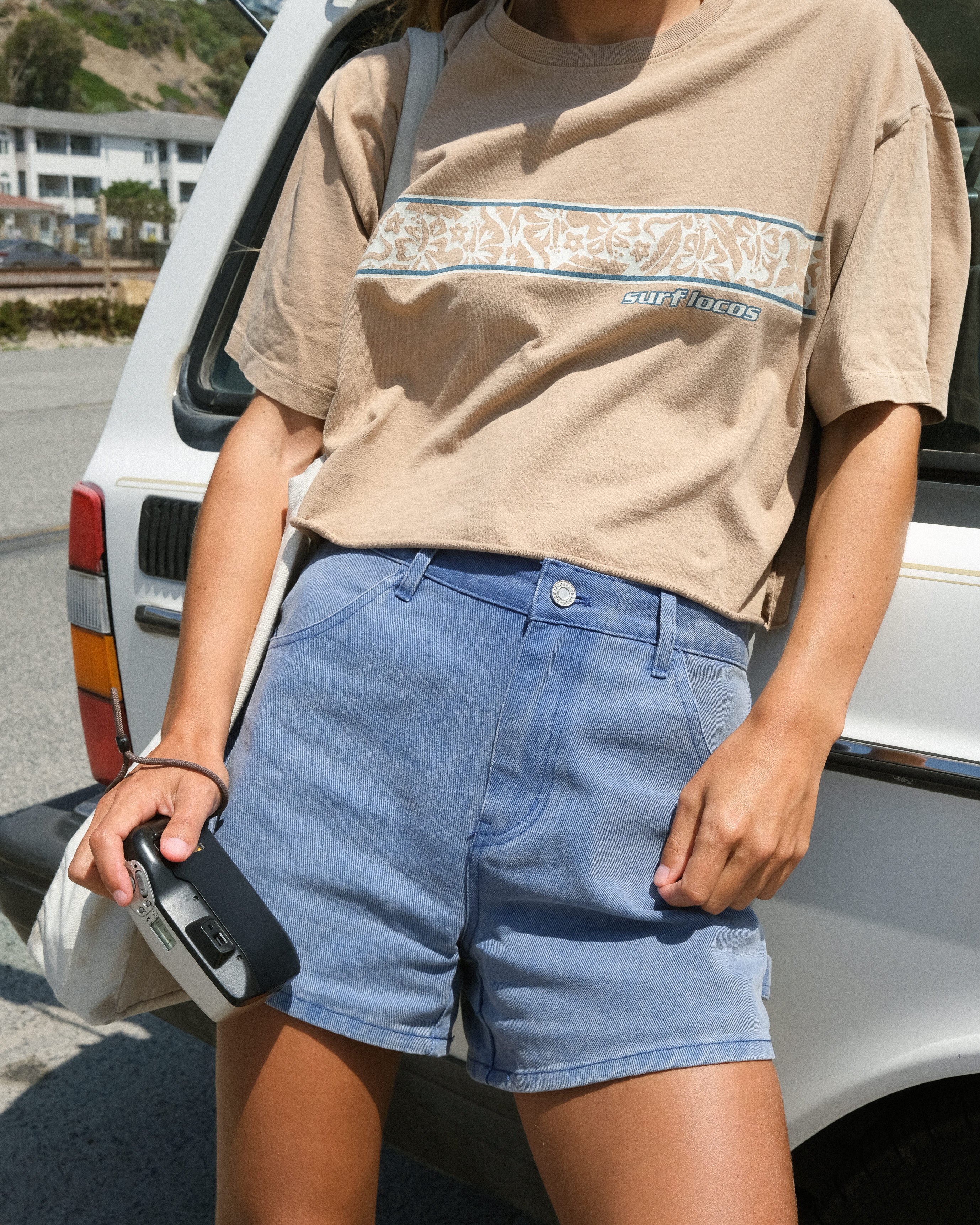 Sunburnt Shorts - Washed Blue