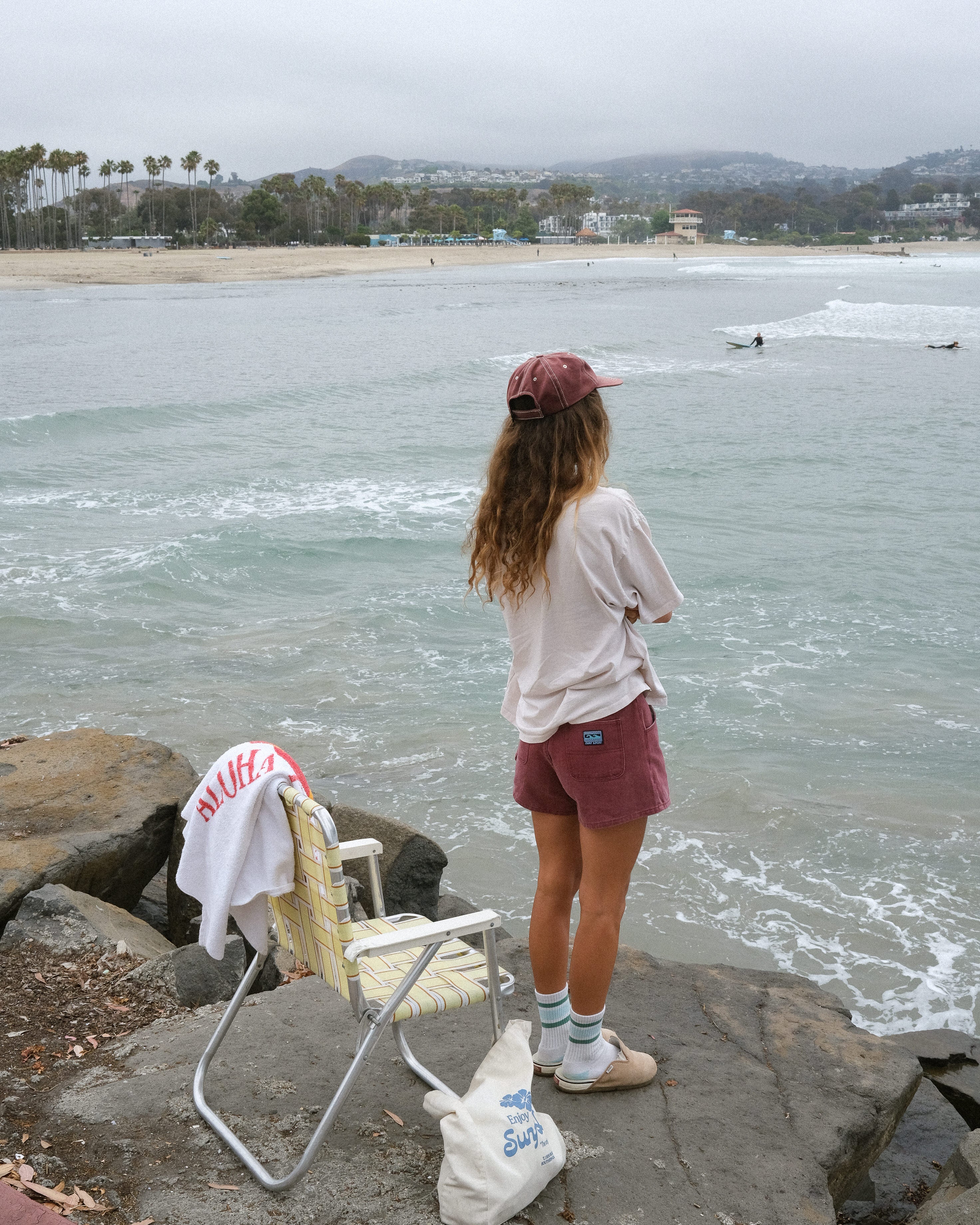 Sunburnt Shorts - Washed Merlot