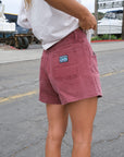 Sunburnt Shorts - Washed Merlot