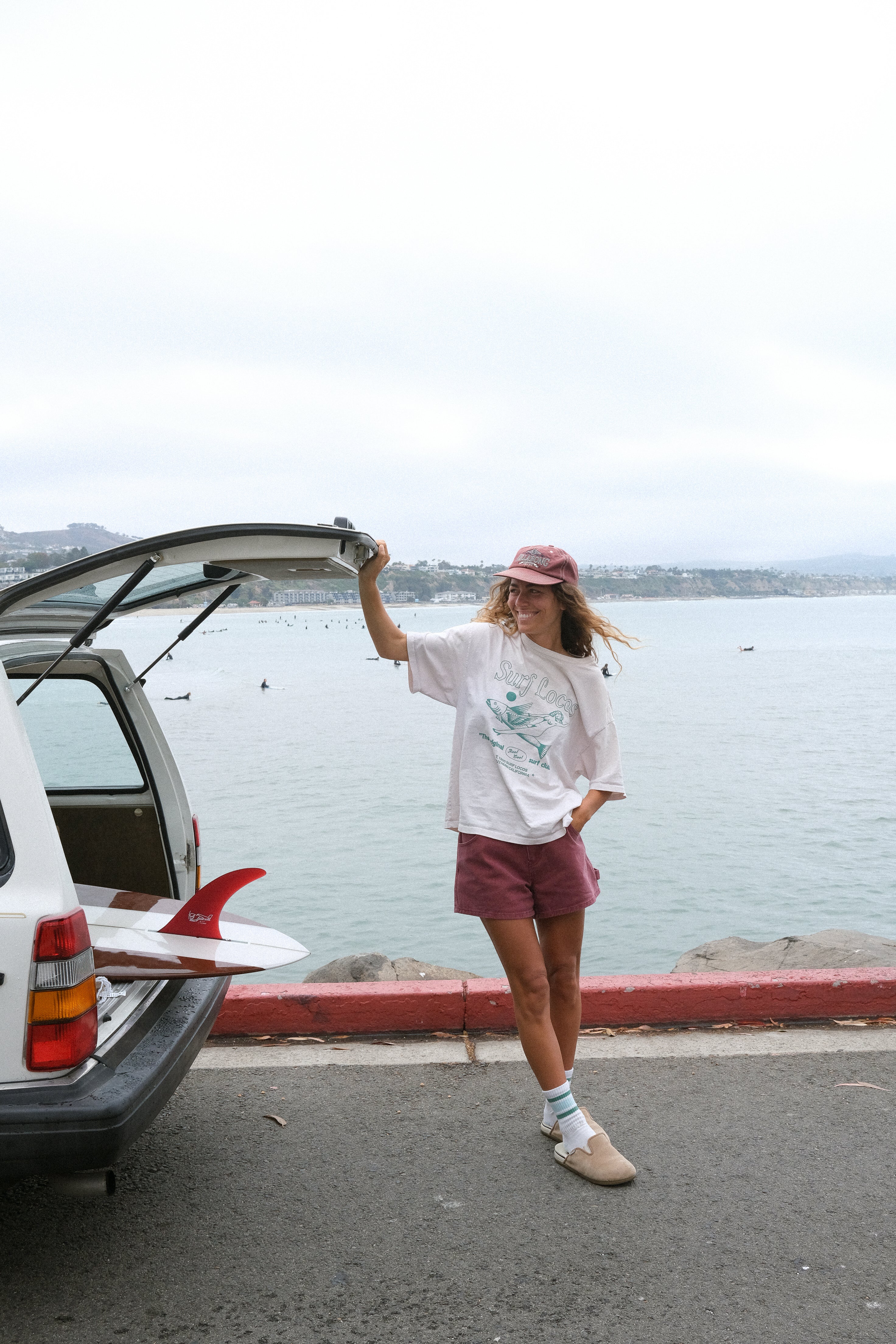 Sunburnt Shorts - Washed Merlot