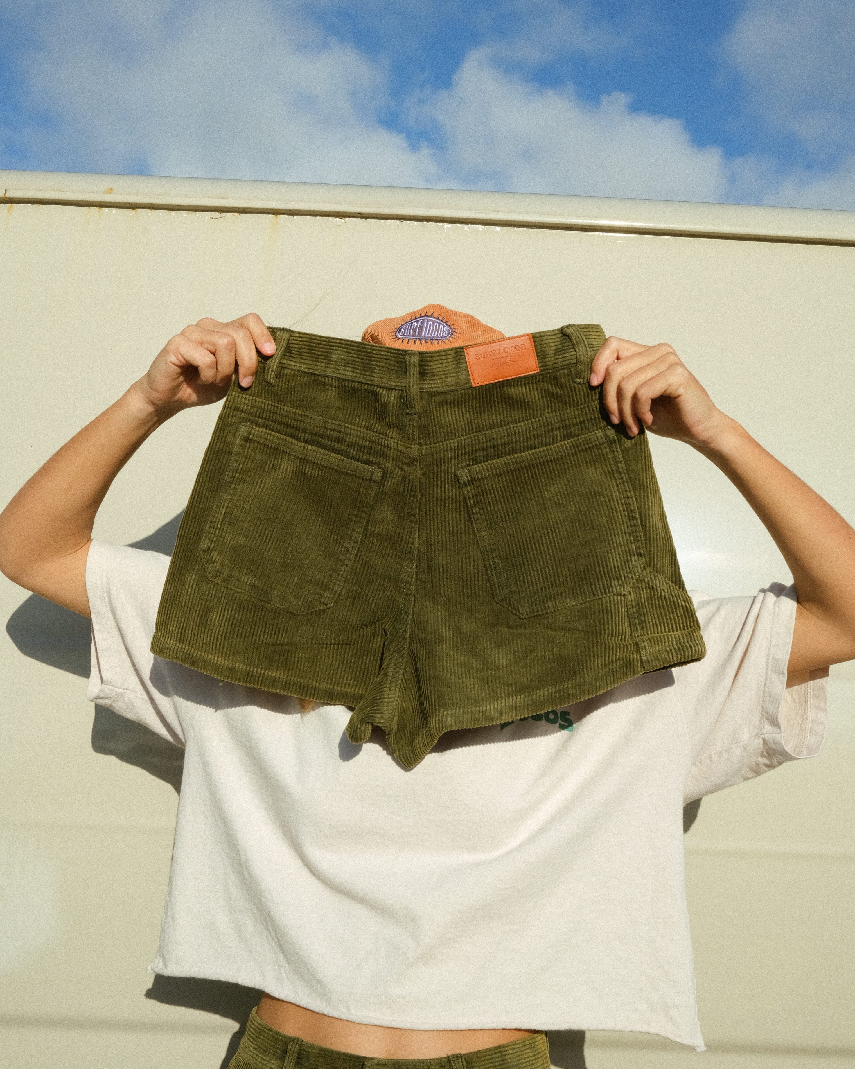 Boneyard Corduroy Shorts - Washed Green