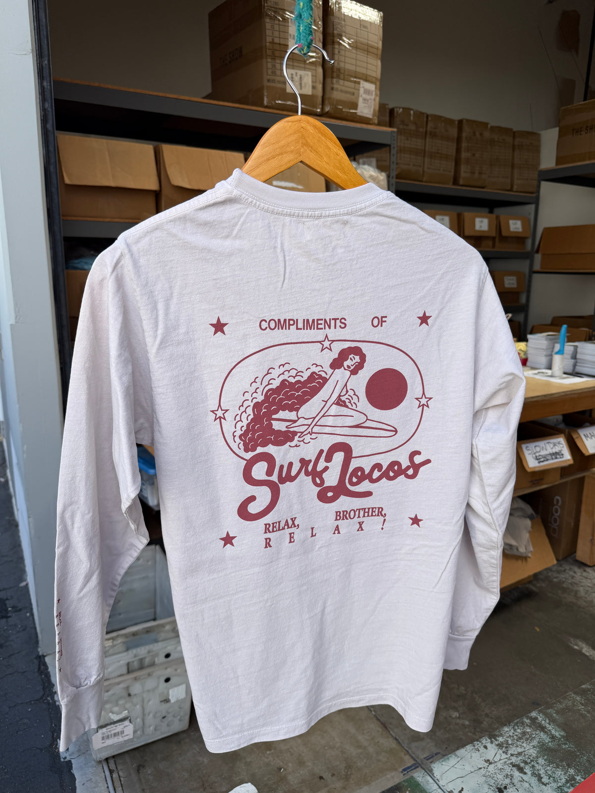Compliments Long Sleeve Tee - GARAGE