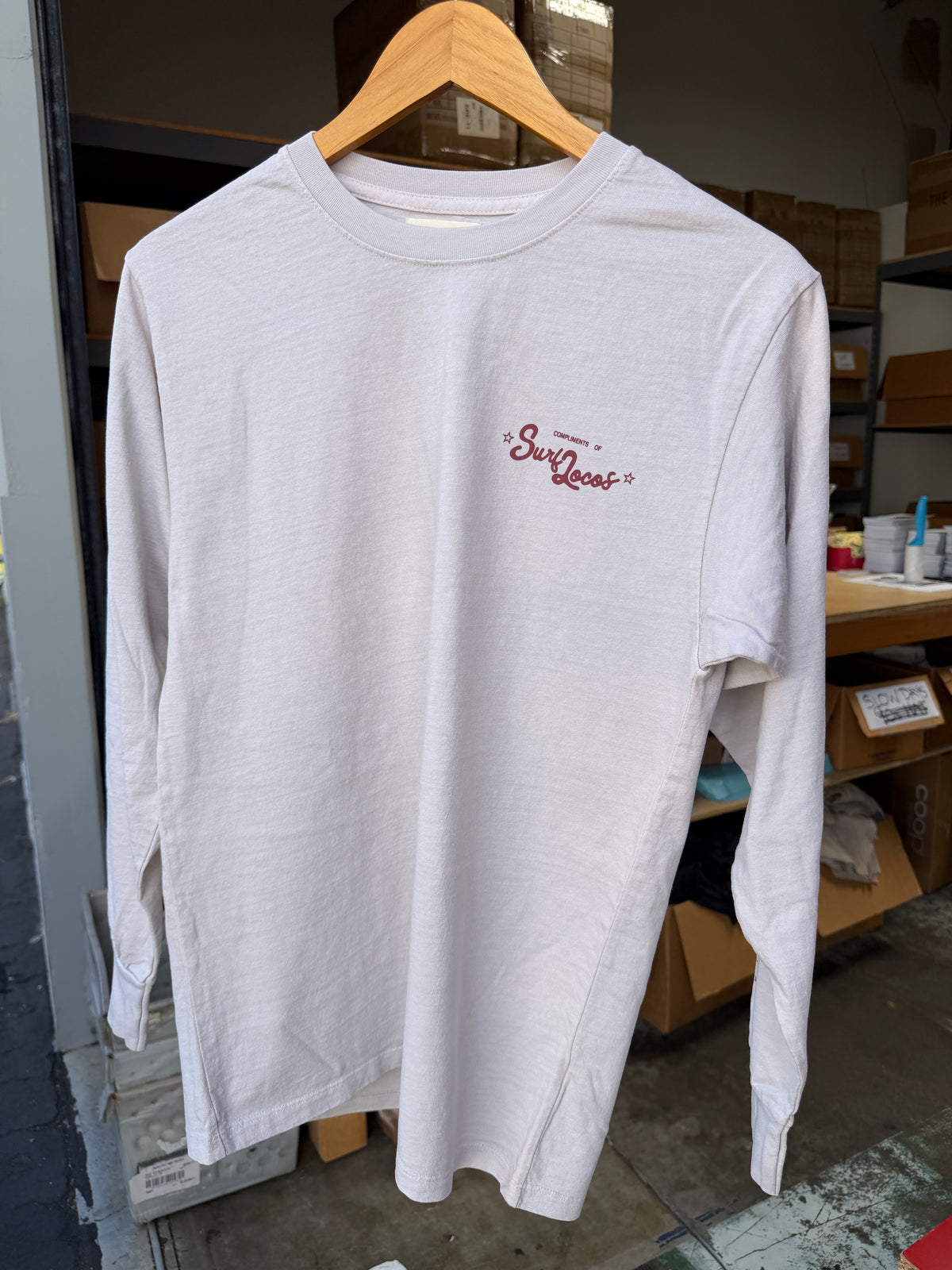 Compliments Long Sleeve Tee - GARAGE