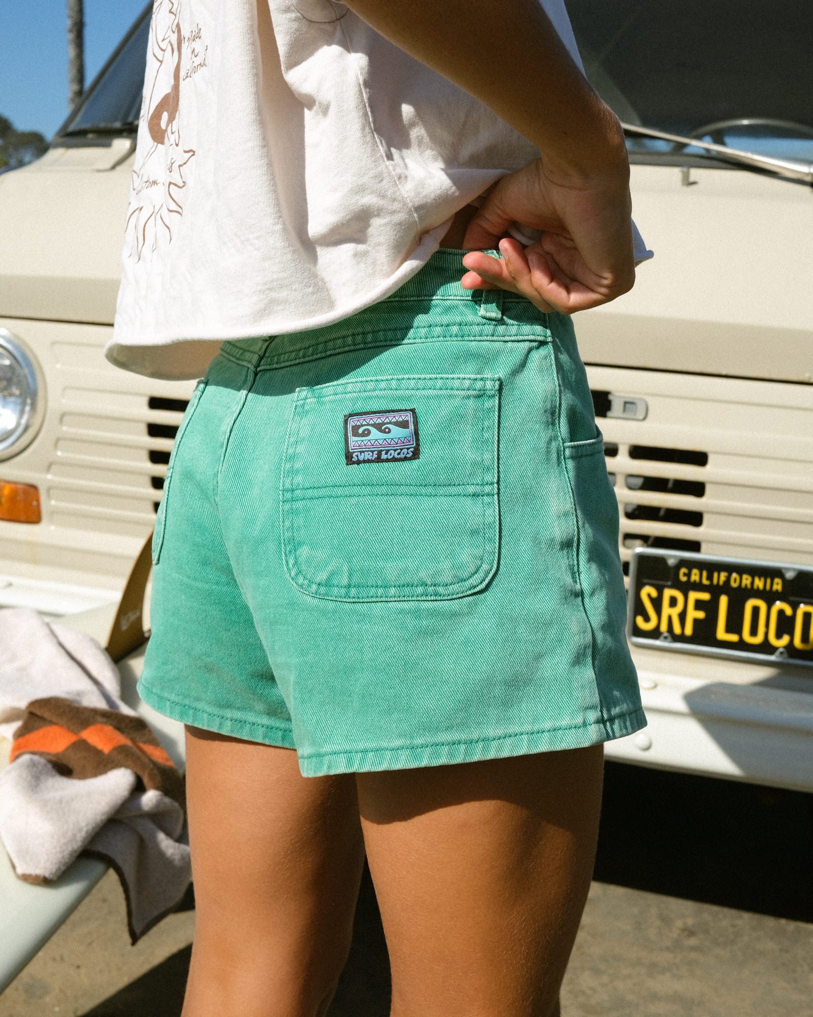 Sunburnt Shorts - Washed Teal