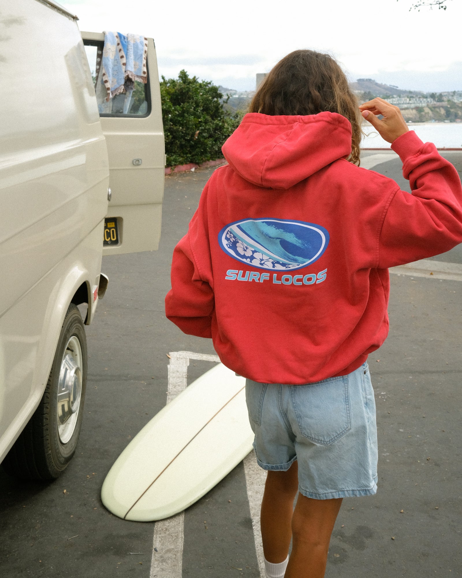 Doho Daze Hoodie - Washed Red