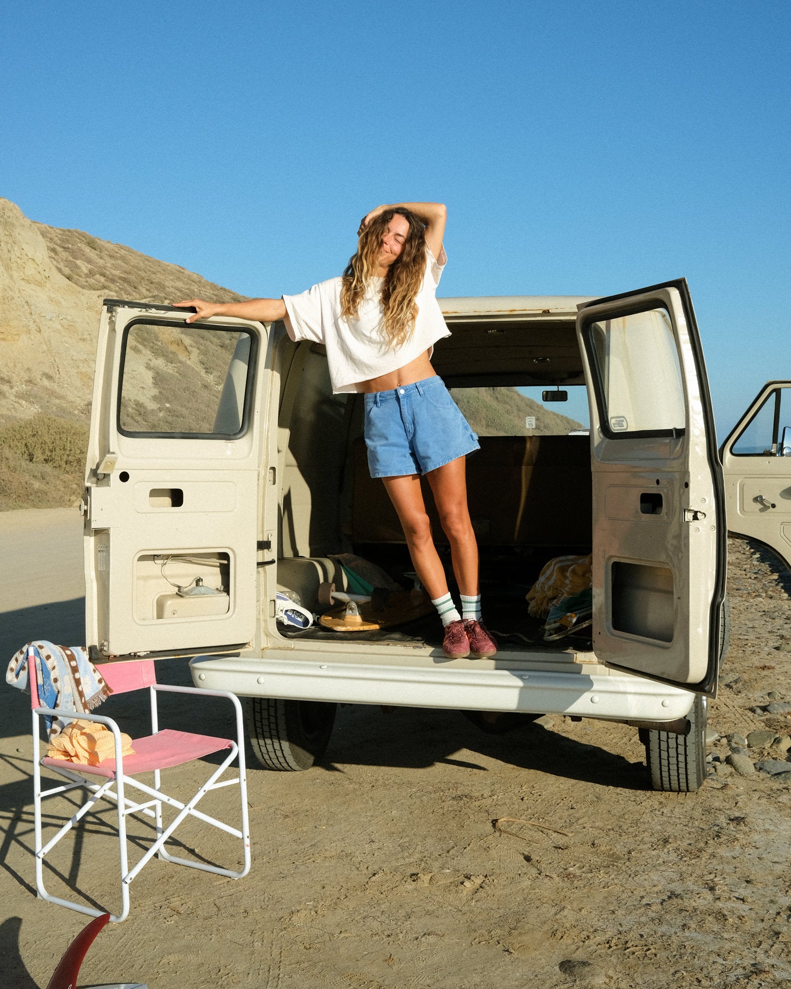 Sunburnt Shorts - Washed Blue